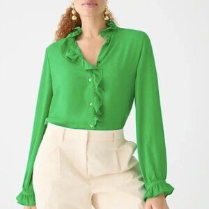 J.Crew Drapey Cottage Top Blouse BP573 sz. 4